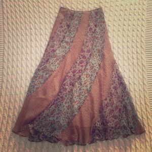 Free people high waisted skirt